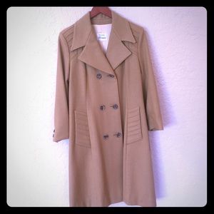 Vintage 1950s Wool Coat great detail sz M/L